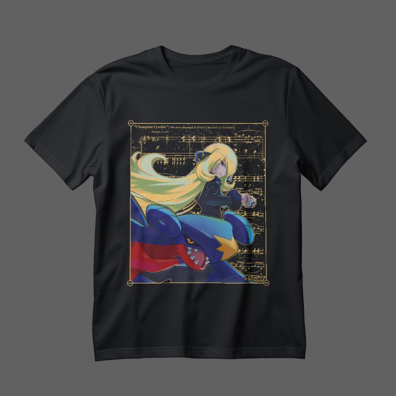 Polera - Champion Cynthia & Garchomp