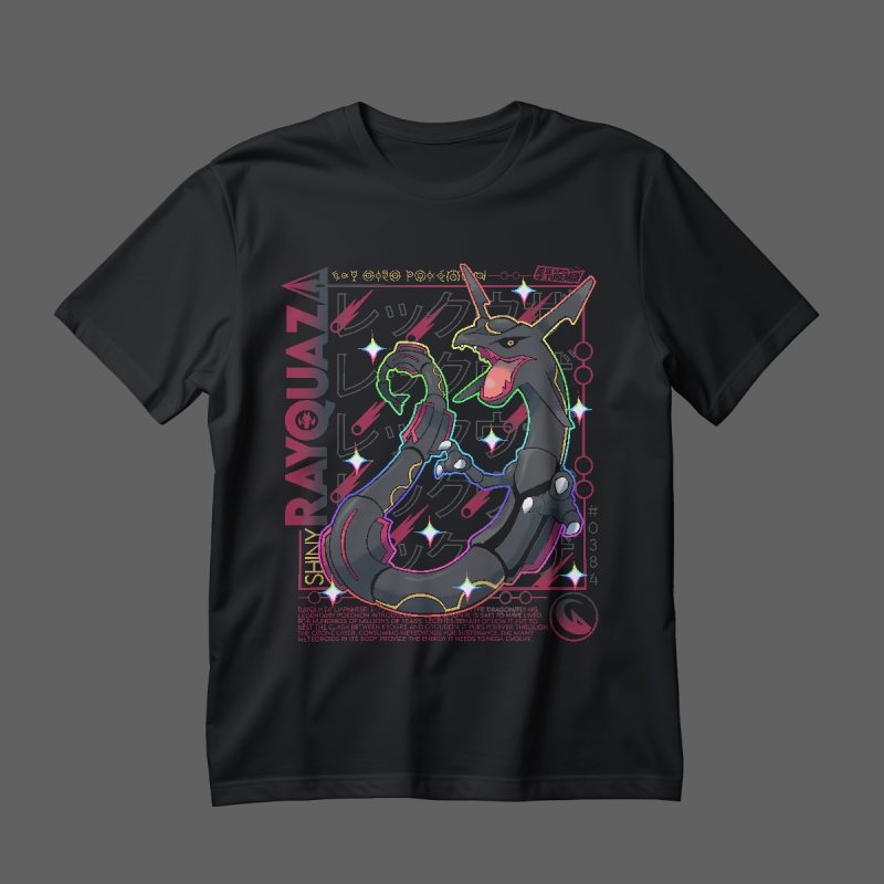 Polera - Shiny Rayquaza