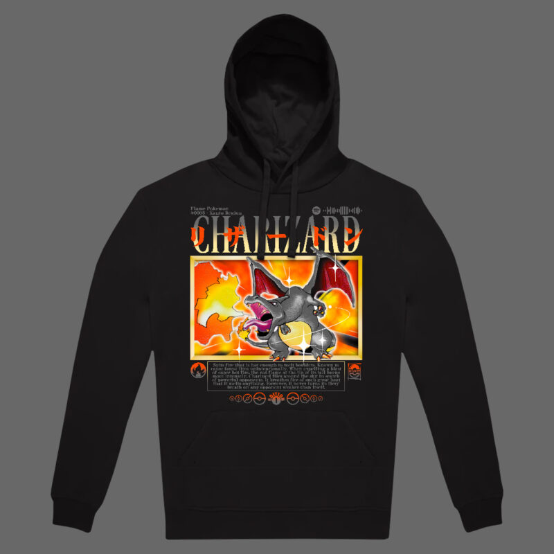 Polerón Canguro - Charizard Set Base (Shiny)