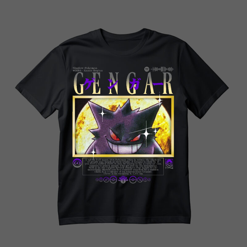 Polera - Gengar Fossil