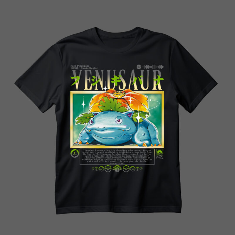 Polera - Venusaur Set Base