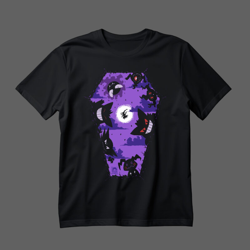 Polera - Pokémon Fantasmas