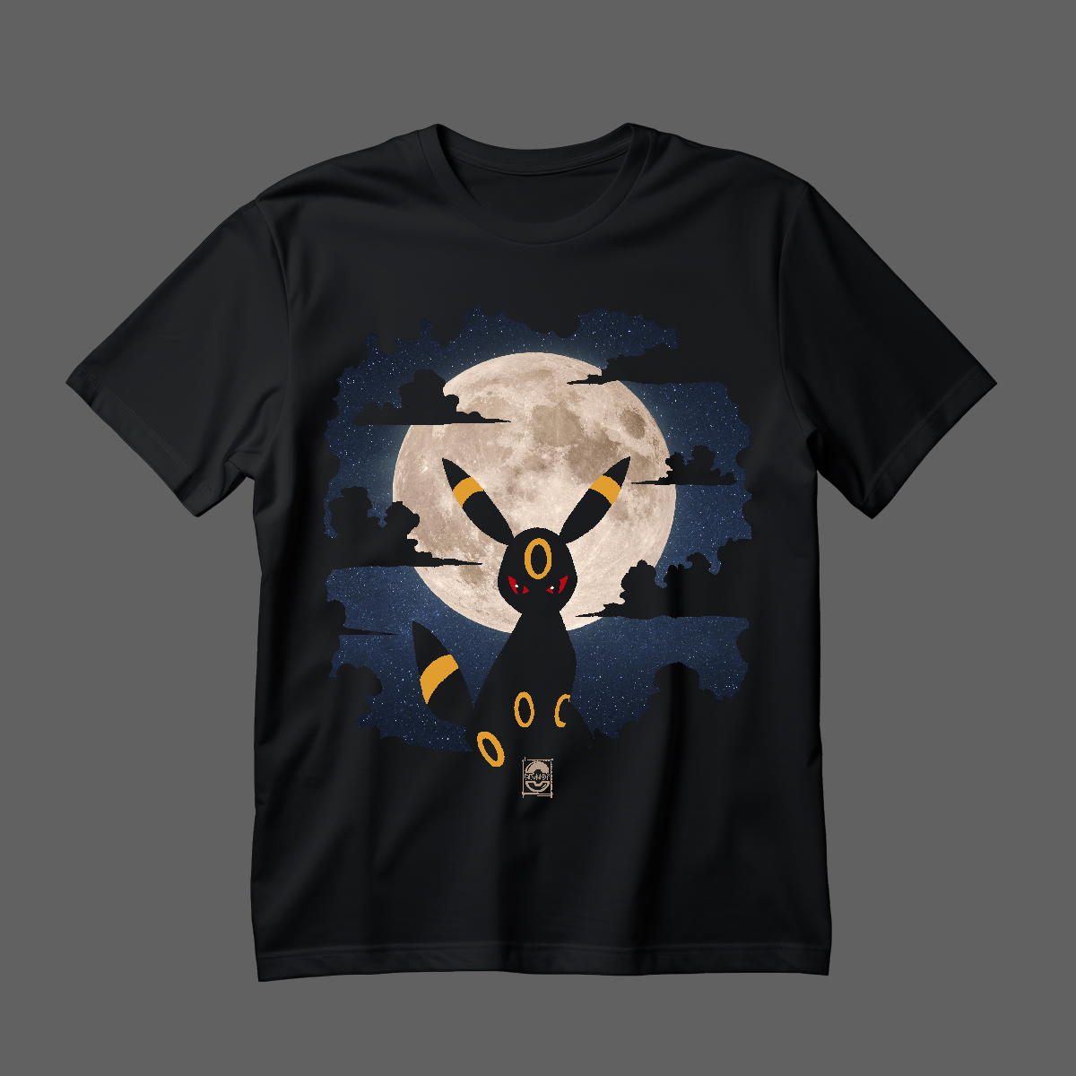 POLERA UMBREON MOCKUP front 2